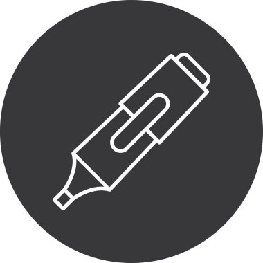 kalem simgesi vektör illüstrasyonu