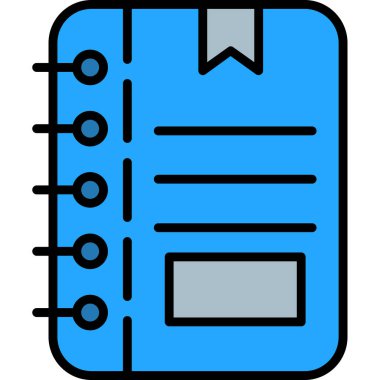 belge simgesi vektör illüstrasyonu