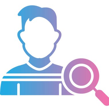 vektör çizim tasarım arama simgesi