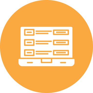 seo modern simgesinin vektör illüstrasyonu