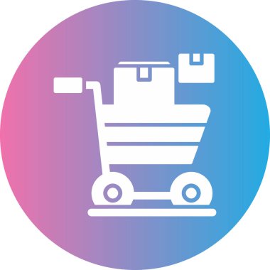 Tramvay. Web simgesi basit illüstrasyon