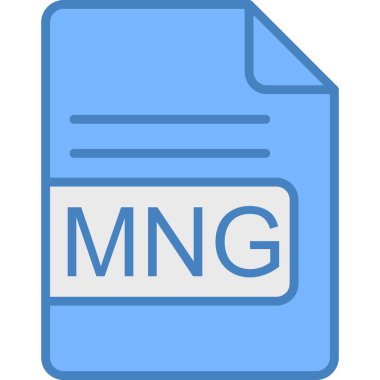 dosya biçimi simgesi, vektör illüstrasyonu