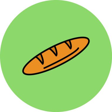 Havuç simgesi, vektör çizimi