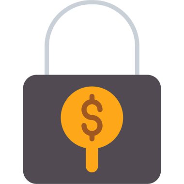 ikon vektör illüstrasyonunu kilitle