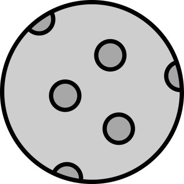 vektör ay simgesi illüstrasyonu