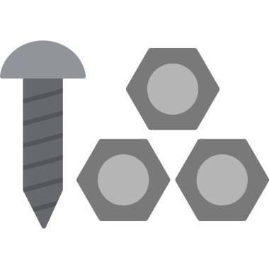 Beyaz arkaplanda izole edilmiş tornavida ve anahtar ikonlu gri altıgen. servis, servis, ayar, bakım, onarım, onarım. vektör illüstrasyonu