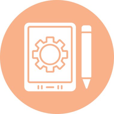 Seo simgesinin vektör illüstrasyonu