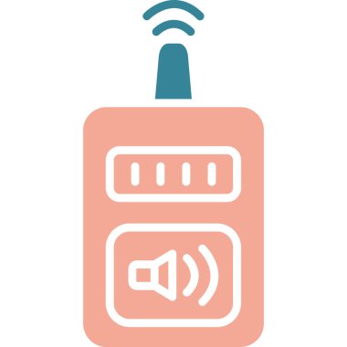 kablosuz simge. Web için kablosuz vektör simgelerinin basit çizimi