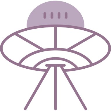 ufo. Web simgesi basit illüstrasyon