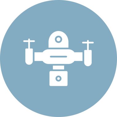 Drone simgesinin vektör illüstrasyonu