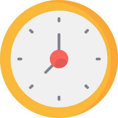 saat vektör simgesi, modern biçim