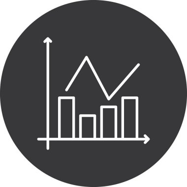 grafik vektör çizgisi simgesi
