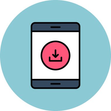 - Telefon. Web simgesi basit illüstrasyon