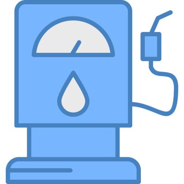 Su pompası modern simge, vektör illüstrasyonu