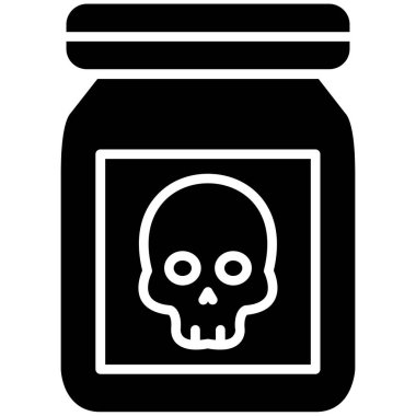 Moda biçimi izole edilmiş arkaplanda kavanoz simgesi