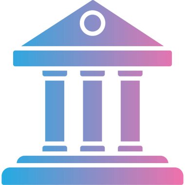 Bina. Web simgesi basit illüstrasyon