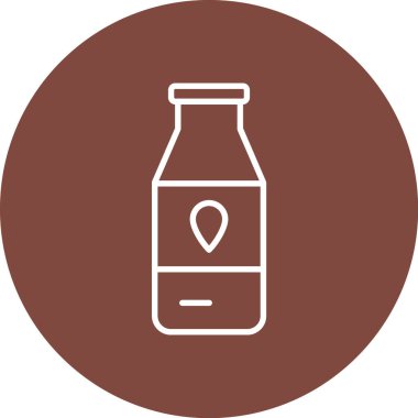 Bir şişe simgesinin gösterimi