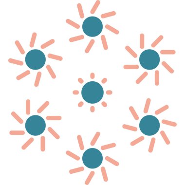 Çiçek. Web simgesi basit tasarım