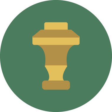 Bir kupa simgesinin vektör illüstrasyonu