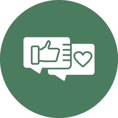 başparmağı yukarıda olan kalp, vektör illüstrasyon tasarımı