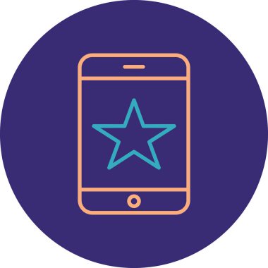 Cep Telefonu Vektör İllüstrasyon Simgesi