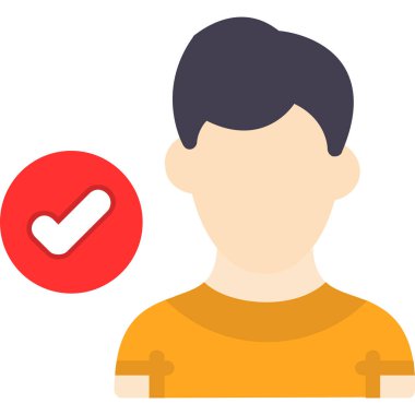 avatar erkek kullanıcı simgesi düz biçimli