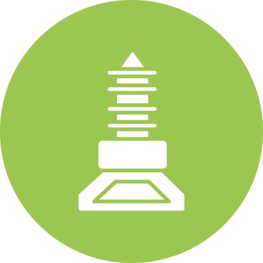 Deniz feneri simgesinin vektör illüstrasyonu