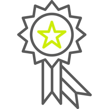 Madalya simgesi, satır biçimi