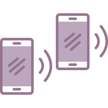 cep telefonu ikonu vektör illüstrasyonu