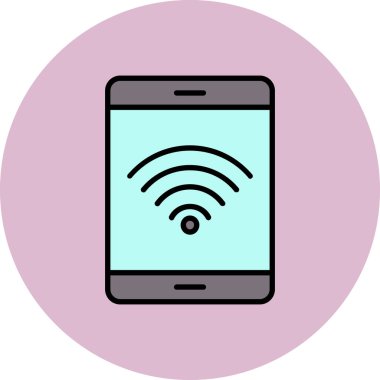 wifi simgesi vektör illüstrasyonu