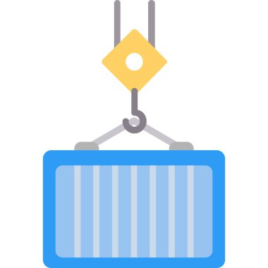 Vinç kanca vektör simgesi