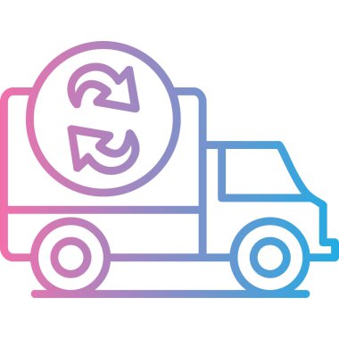 araba simgesi vektör illüstrasyonu