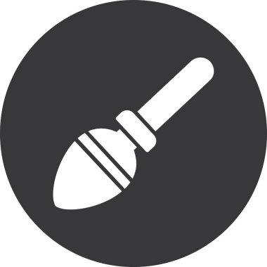 fırça vektör simgesi modern basit tasarım illüstrasyonu.