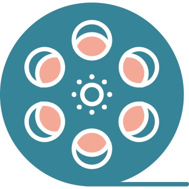 Film simgesinin vektör illüstrasyonu
