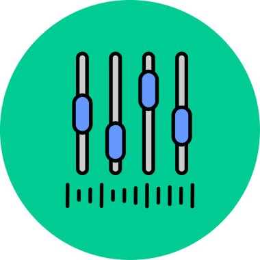 DNA. Web simgesi basit tasarım