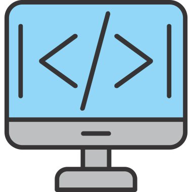 Web tasarım geliştirme simgesi