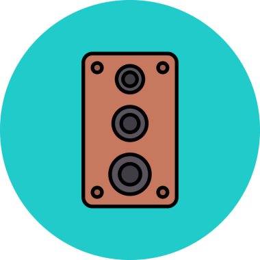 Vektör müzik simgesi illüstrasyonu