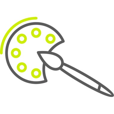 Çemberli kalem ve kalem vektör simgesi