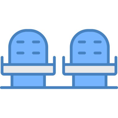 iki tablo simgesi vektör illüstrasyonu