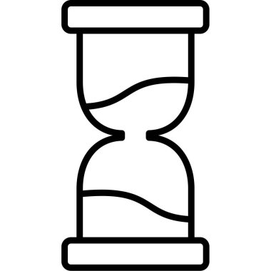 Saat. Web simgesi basit tasarım