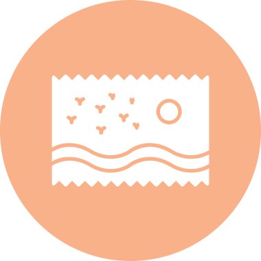 Modern basit simgenin vektör illüstrasyonu