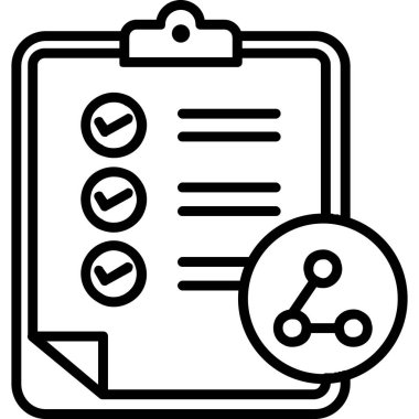 belge simgesi vektör illüstrasyonu