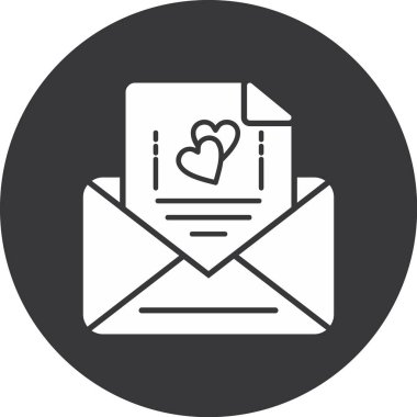 İleti harfi vektör çizgisi simgesi, imza, illüstrasyon, simge