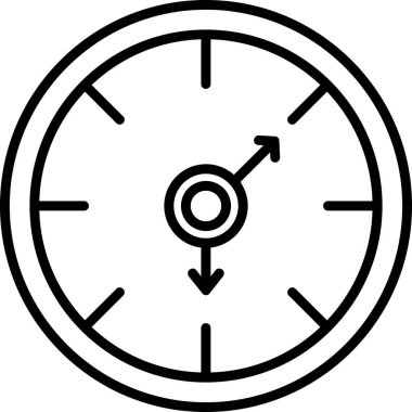 Pusula. Web simgesi basit tasarım