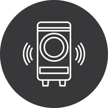 cctv simge şablonunun illüstrasyon vektörü grafiği