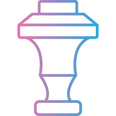 Lamba. Web simgesi basit illüstrasyon