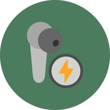 Bir dolgu simgesinin vektör illüstrasyonu