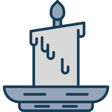 Mum. Basit illüstrasyon, modern biçim