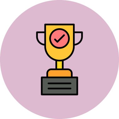 Ödül. Web simgesi vektör illüstrasyonu