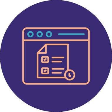 Dosya simgesinin vektör illüstrasyonu